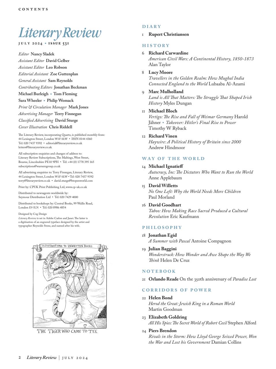 Literary Review Preview Pages