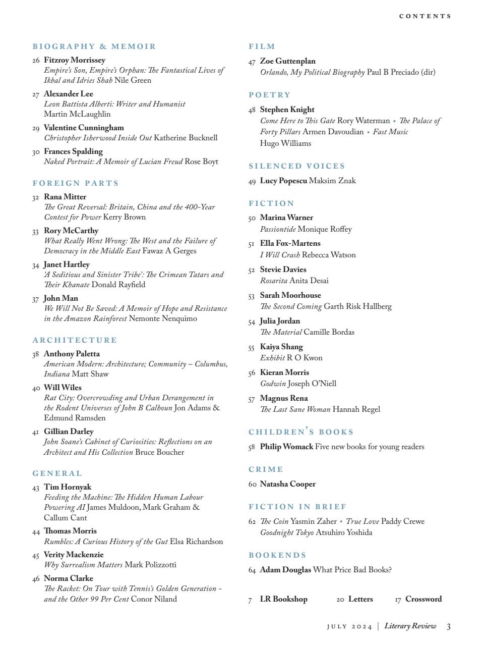 Literary Review Preview Pages