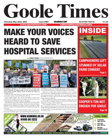 Goole Times issue May 22nd 2025