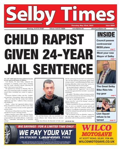 Selby Times issue May 22nd 2025