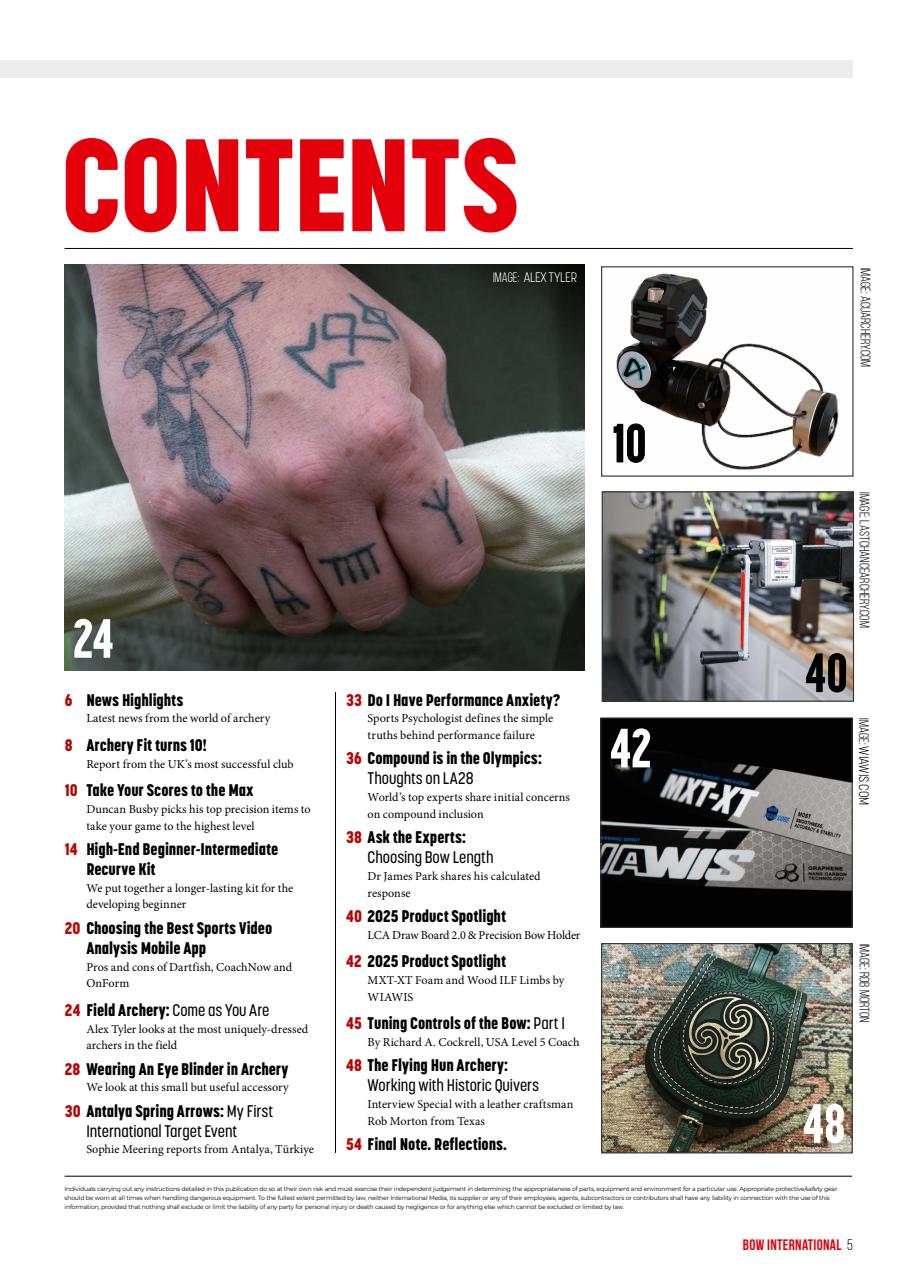 Bow International Preview Pages