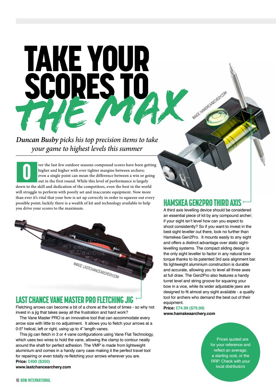 Bow International Preview Pages