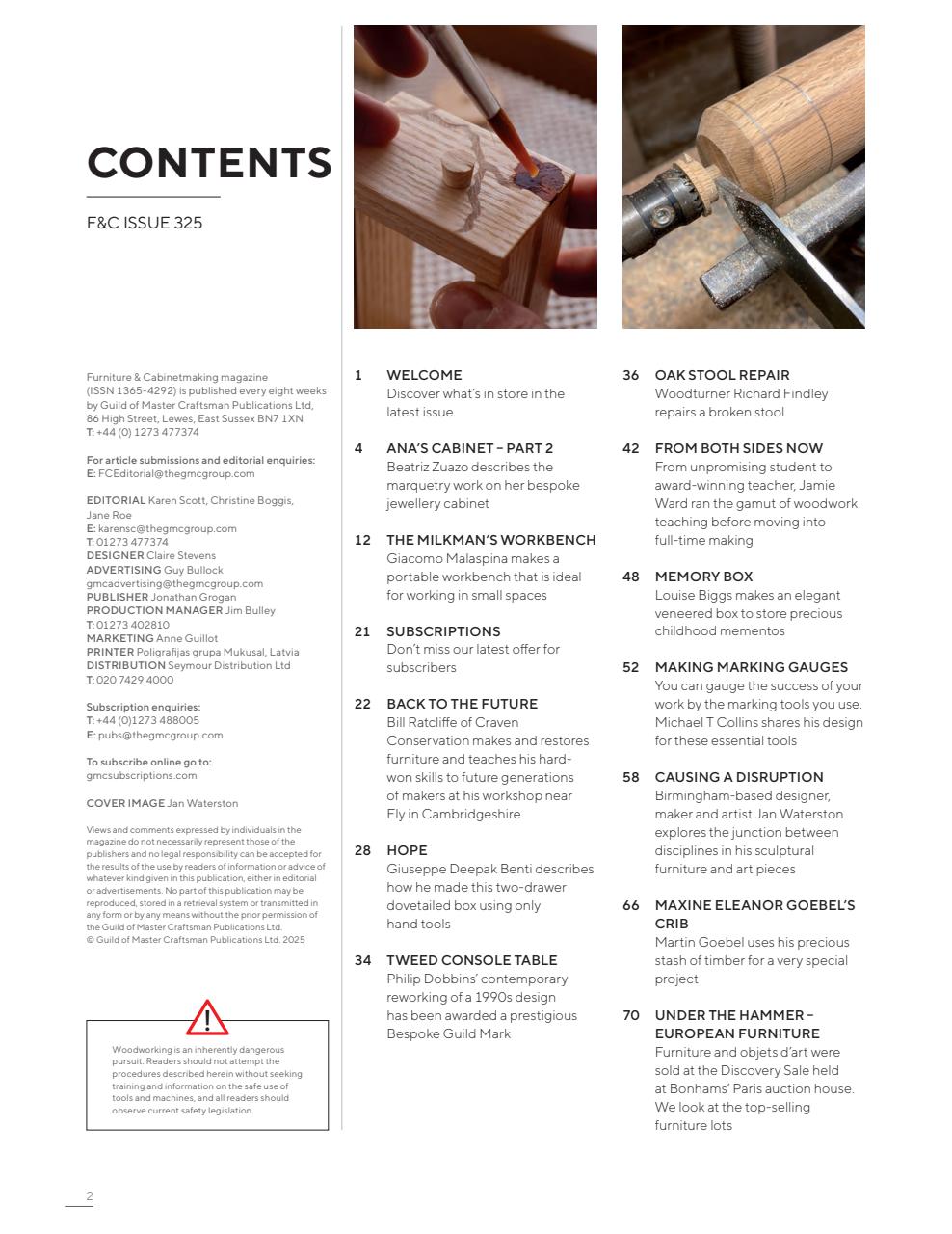 Furniture & Cabinetmaking Preview Pages