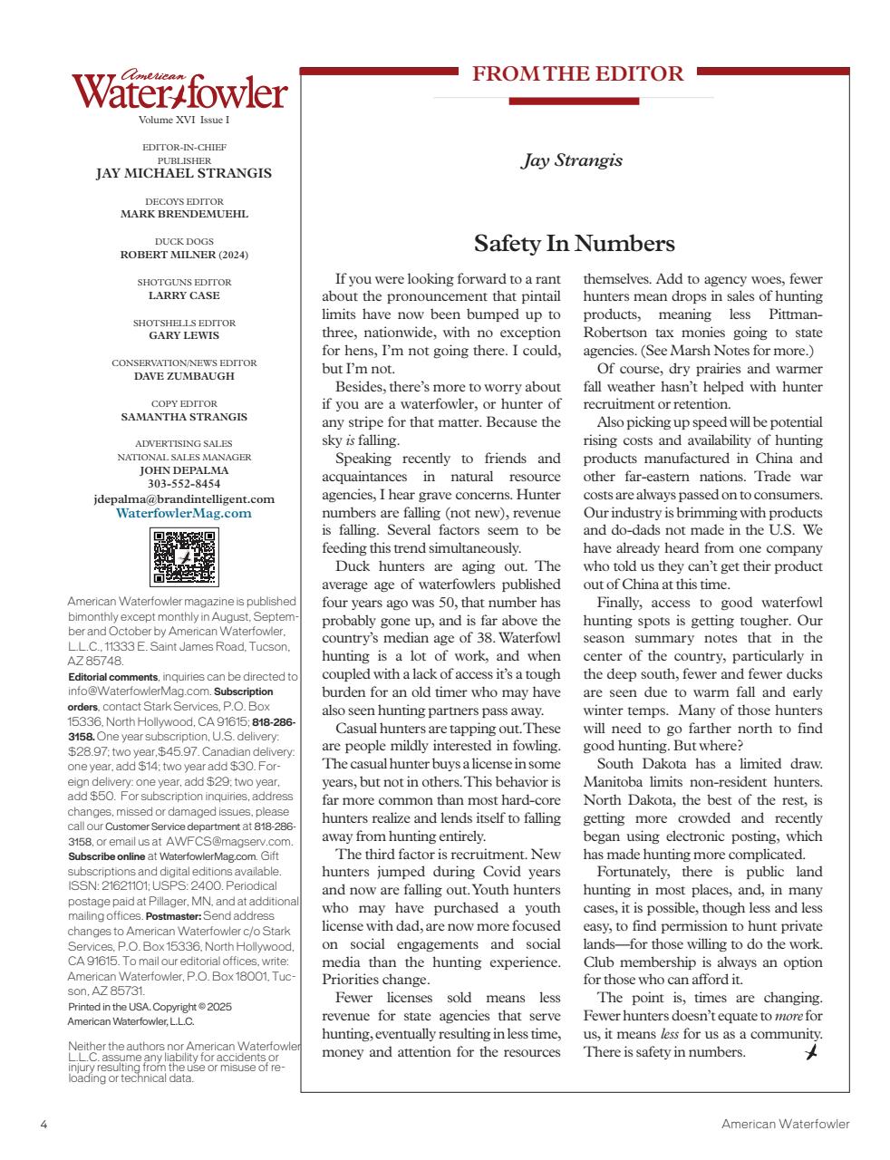 American Waterfowler Preview Pages