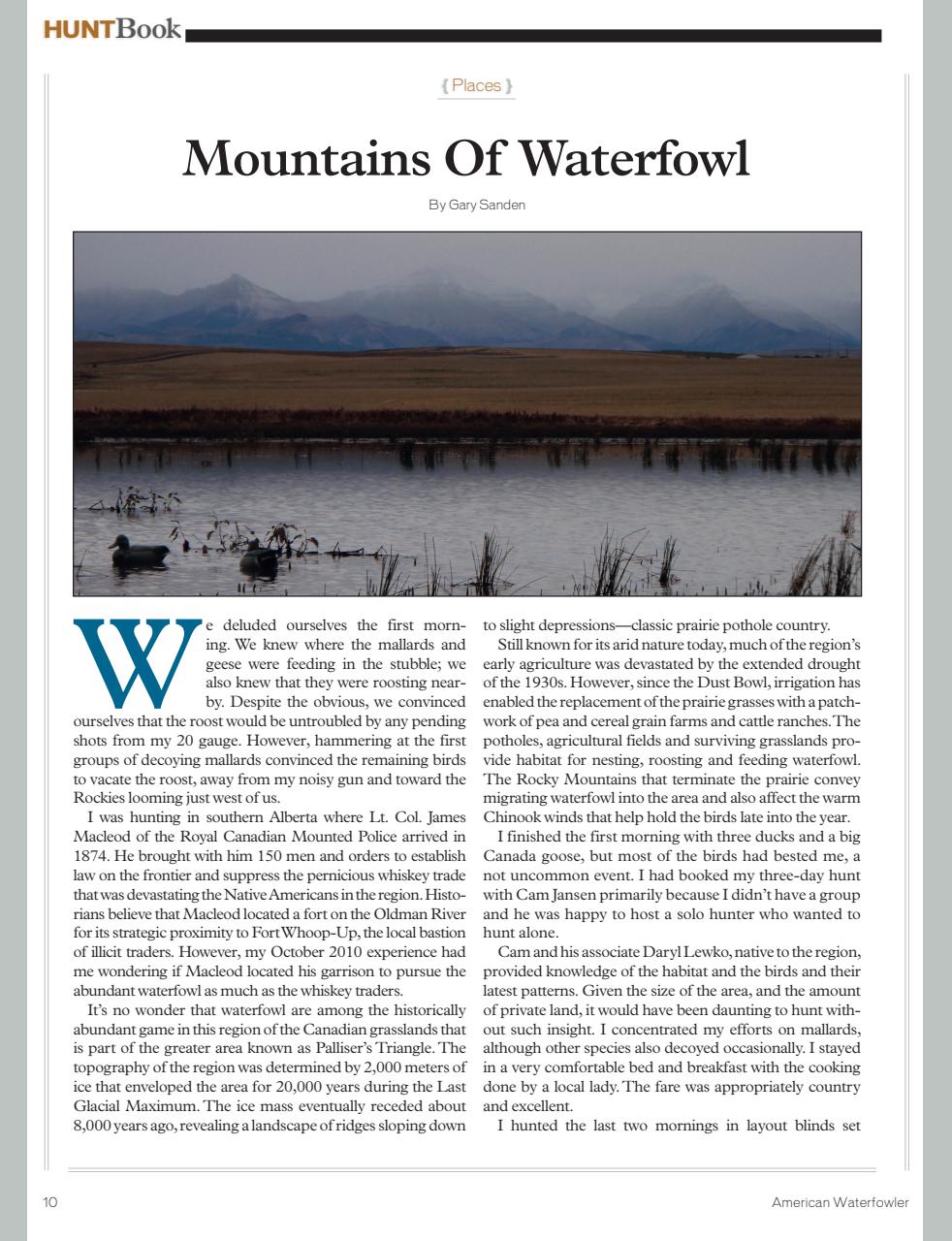 American Waterfowler Preview Pages