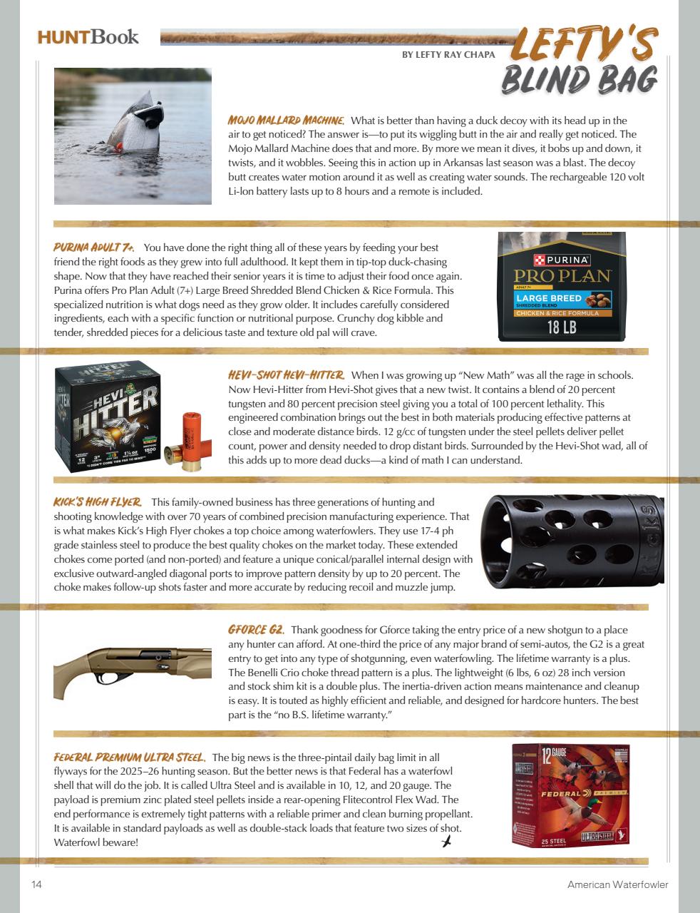 American Waterfowler Preview Pages