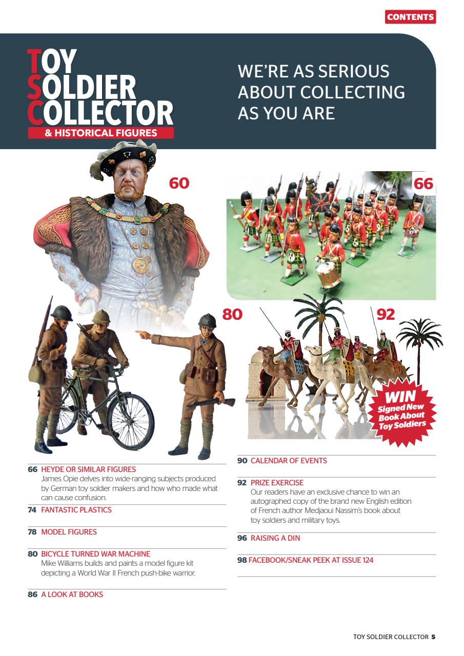 Toy Soldier Collector and Historical Figures Preview Pages