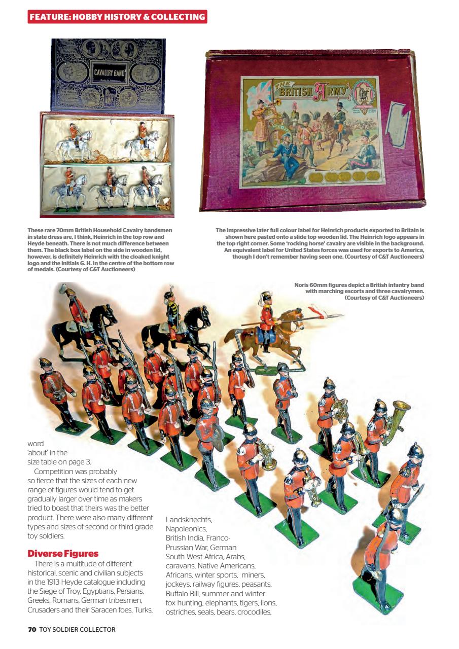 Toy Soldier Collector and Historical Figures Preview Pages