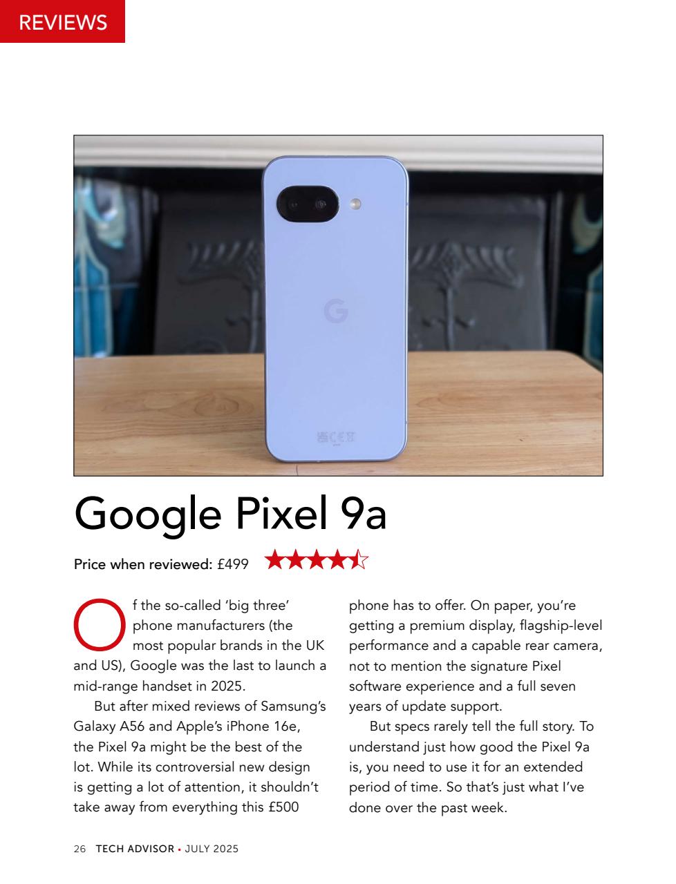 Tech Advisor Preview Pages