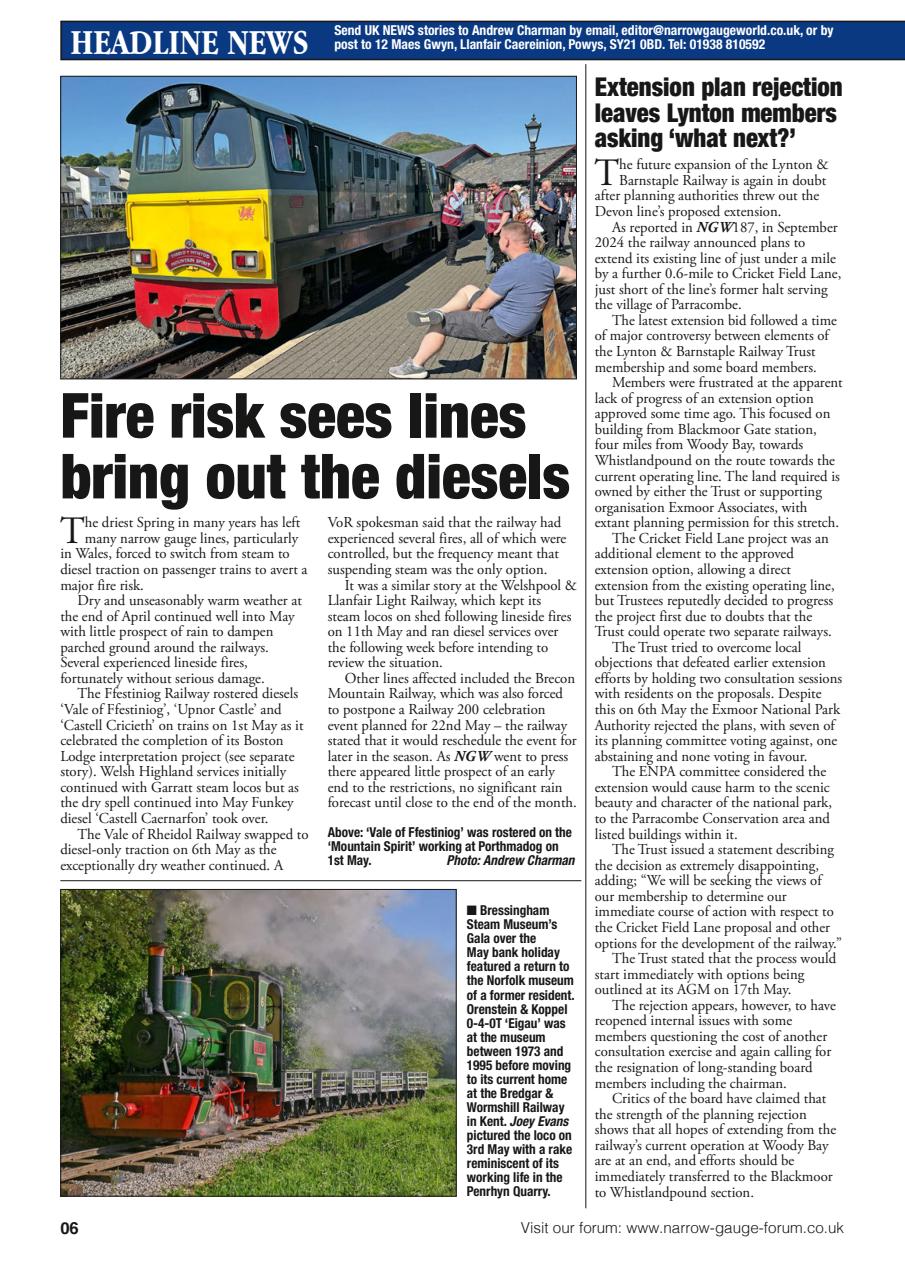 Narrow Gauge World Preview Pages