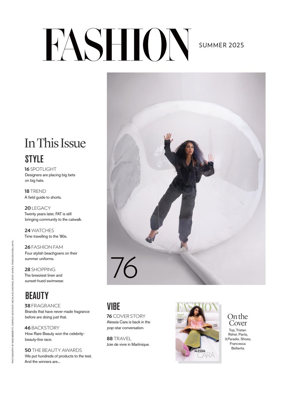 Fashion Magazine Preview Pages