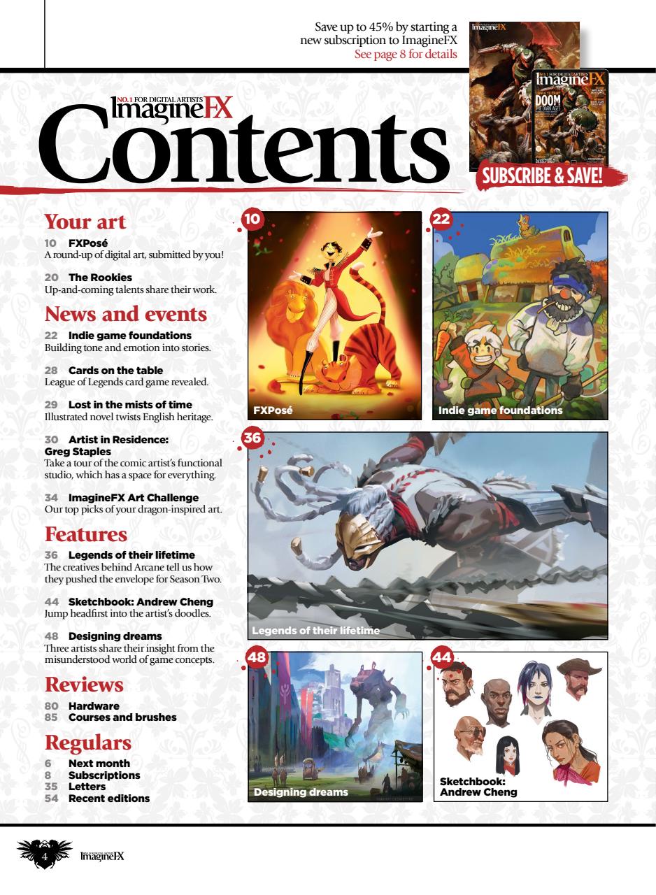 ImagineFX Preview Pages