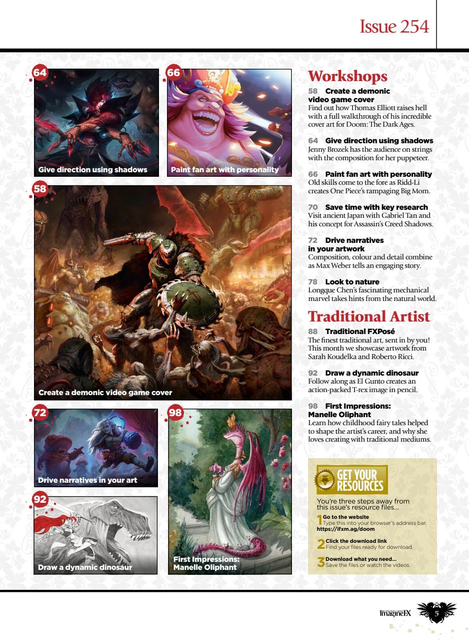 ImagineFX Preview Pages