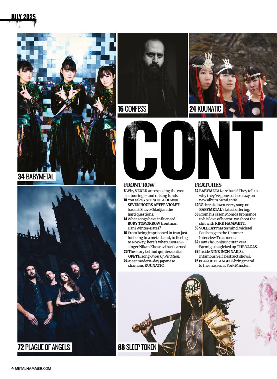 Metal Hammer Preview Pages