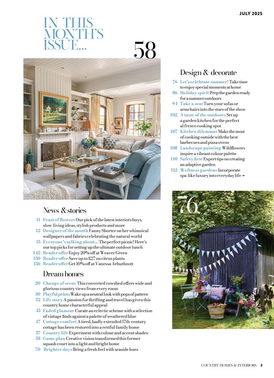 Country Homes & Interiors Preview Pages