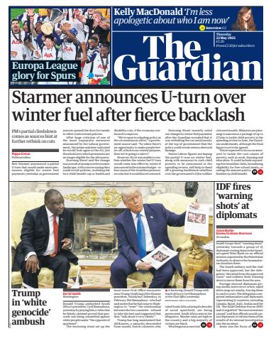 The Guardian Newspaper issue Thursday, 22 May 2025