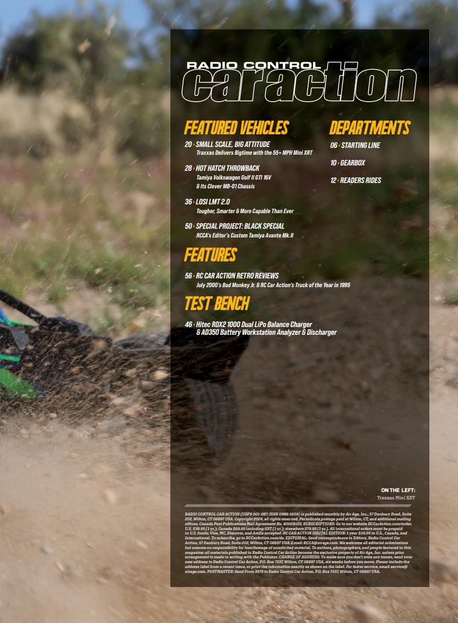 RC Car Action Preview Pages