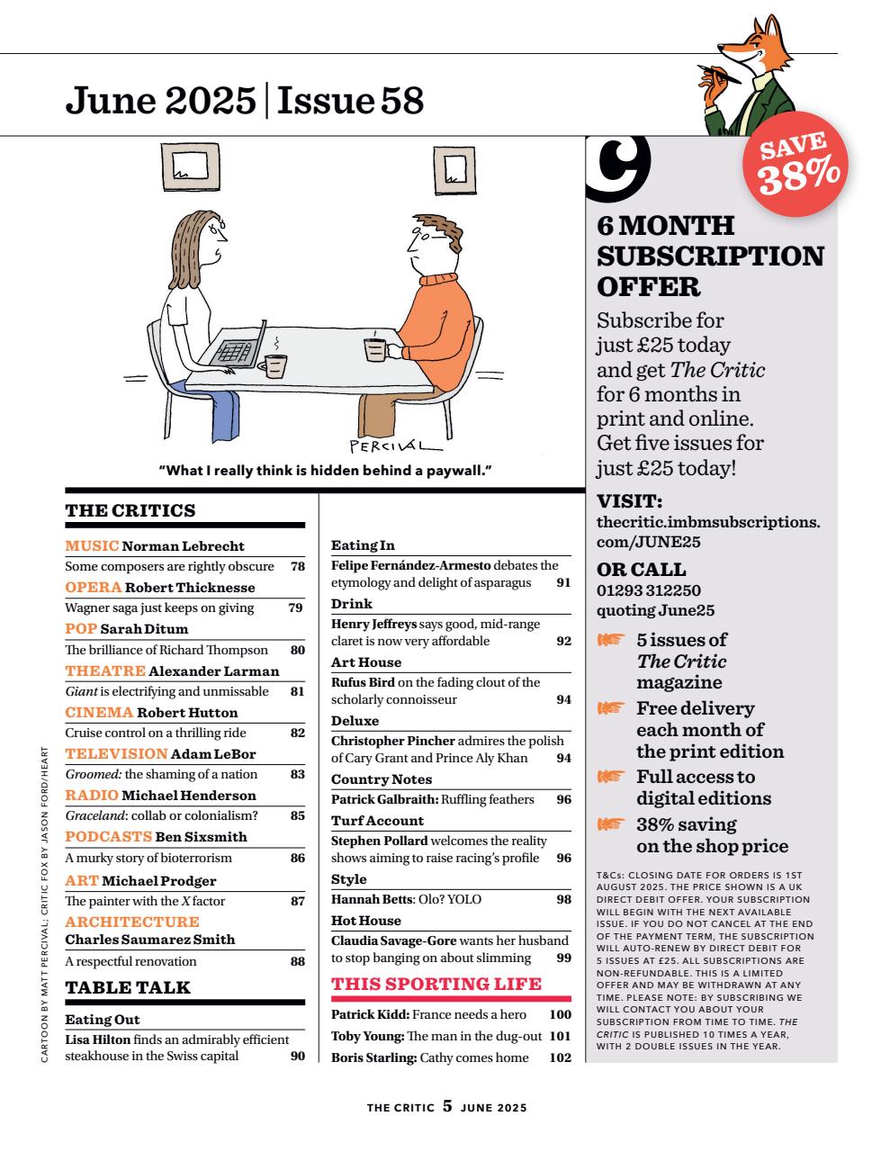 The Critic Preview Pages