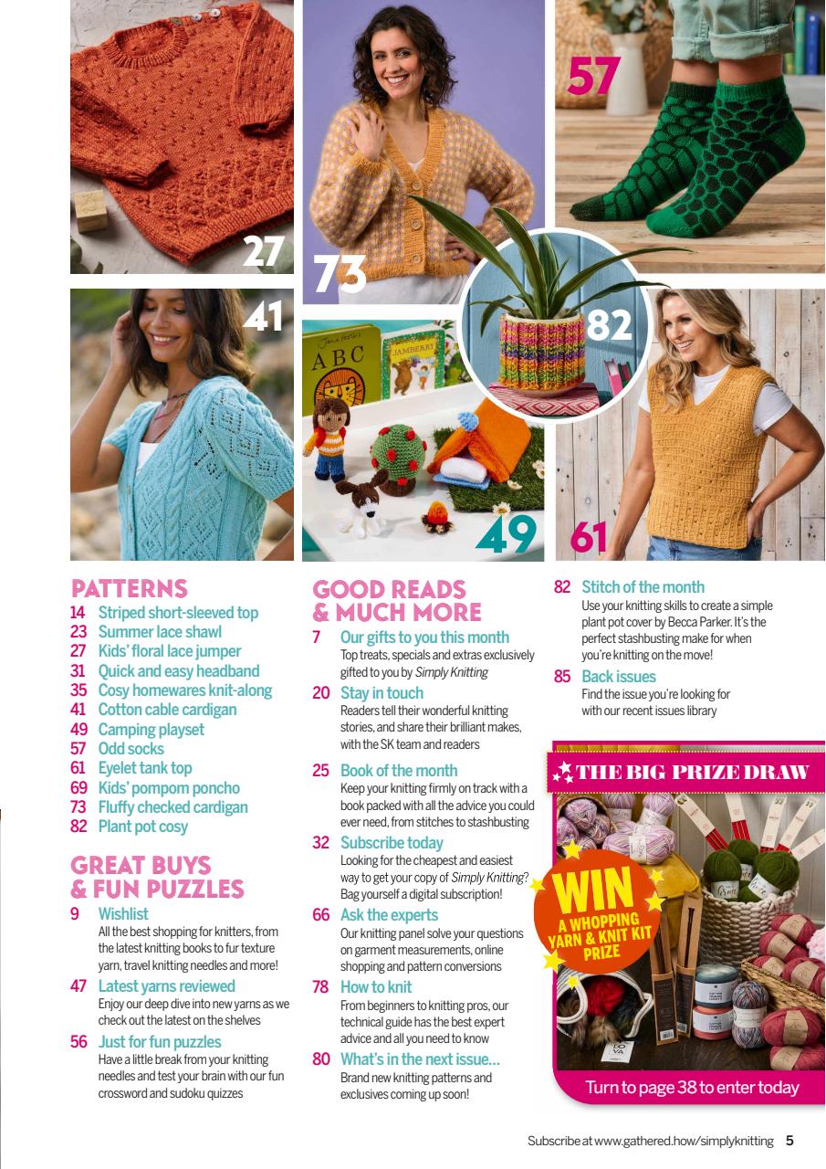 Simply Knitting Preview Pages