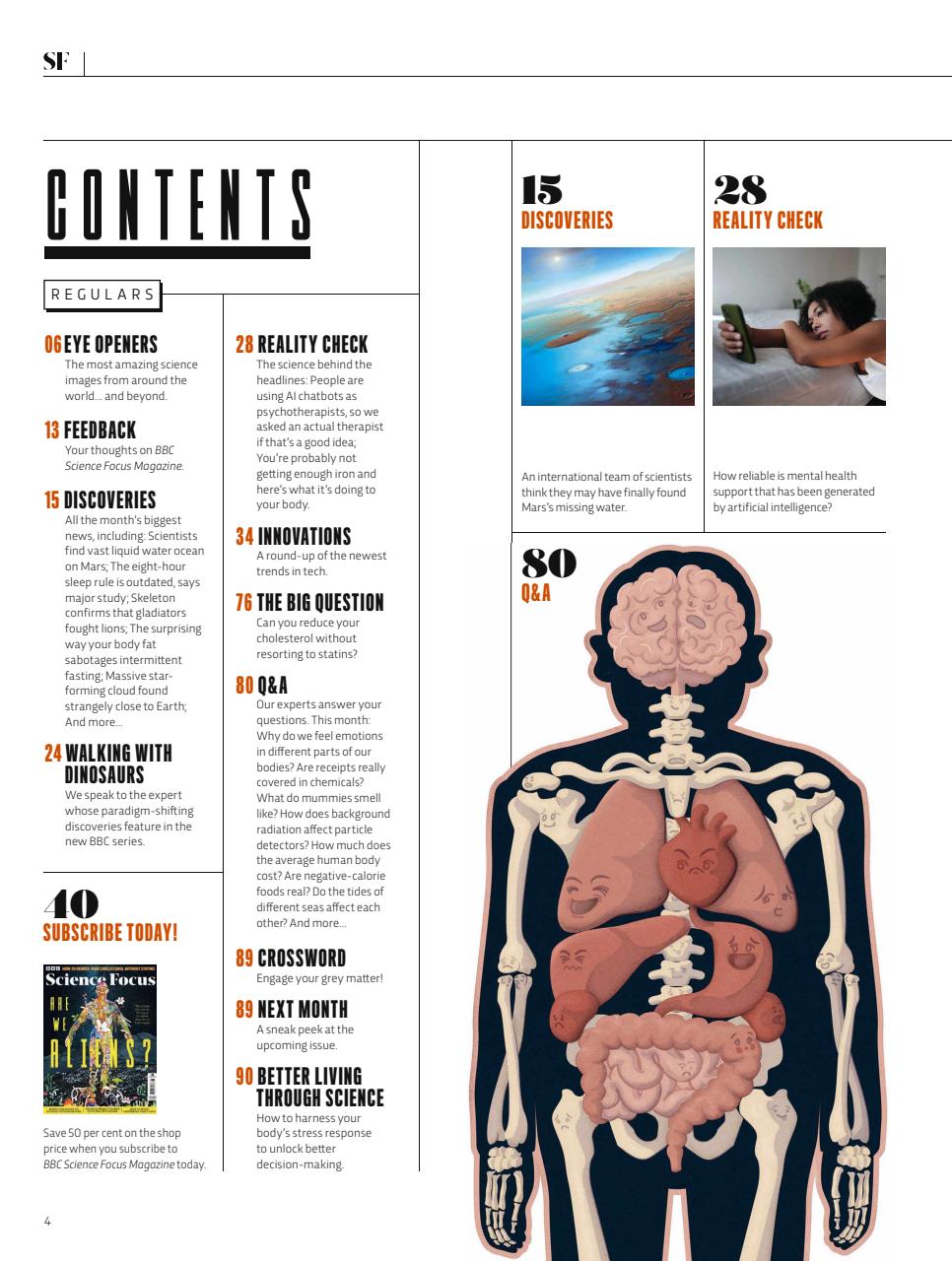 BBC Science Focus Magazine Preview Pages