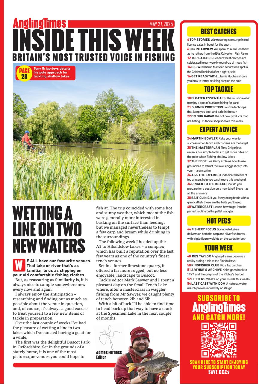 Angling Times Preview Pages