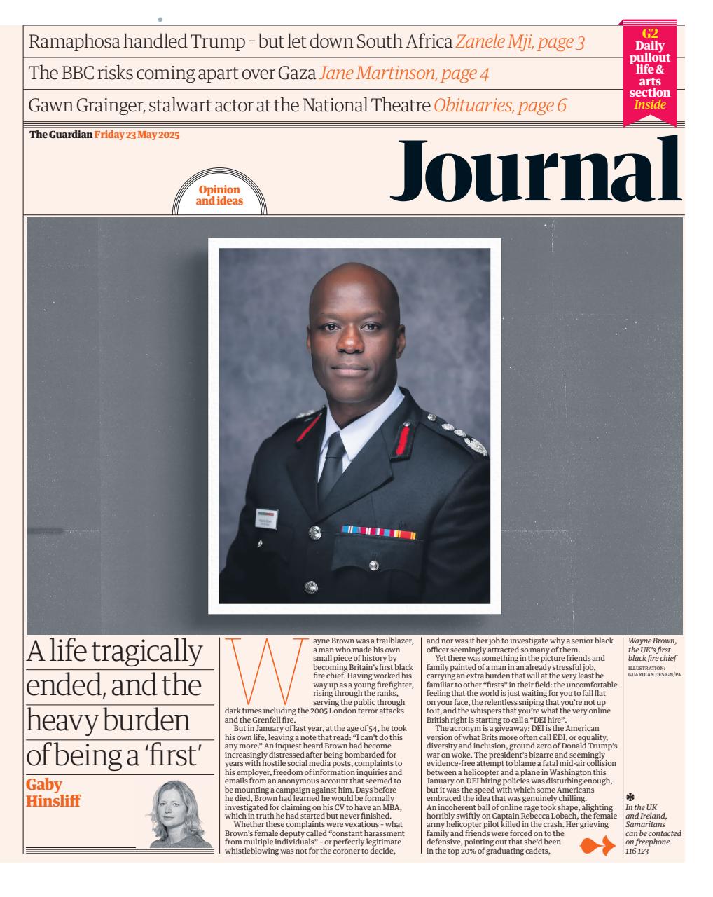 The Guardian Newspaper Preview Pages