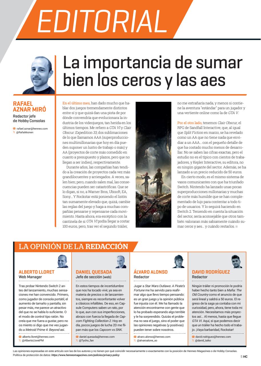 Hobby Consolas Preview Pages