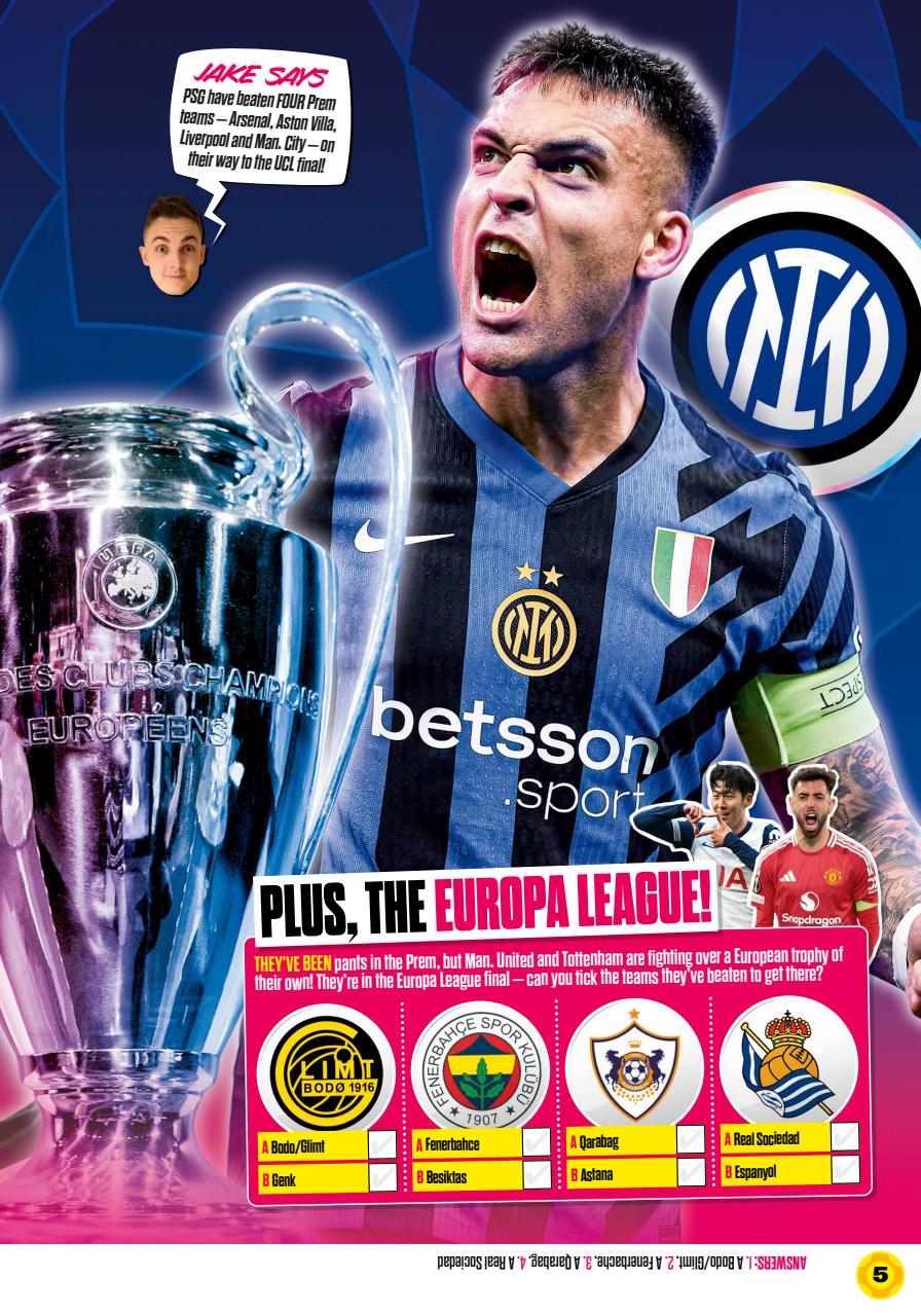 Match of the Day Preview Pages