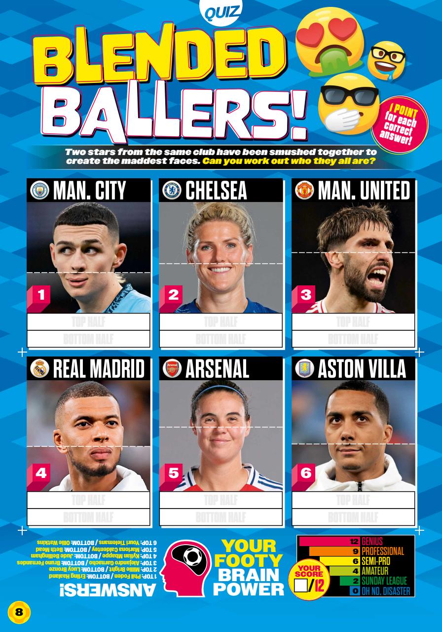 Match of the Day Preview Pages