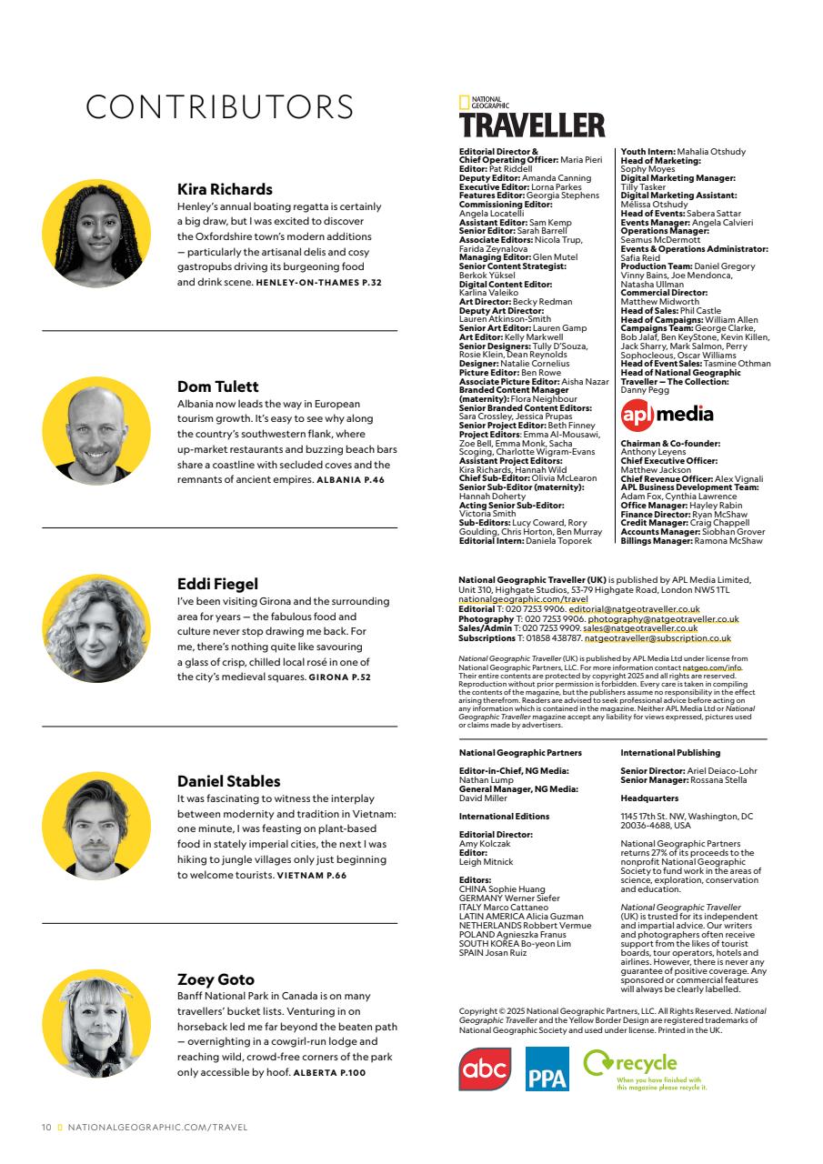 National Geographic Traveller UK Preview Pages