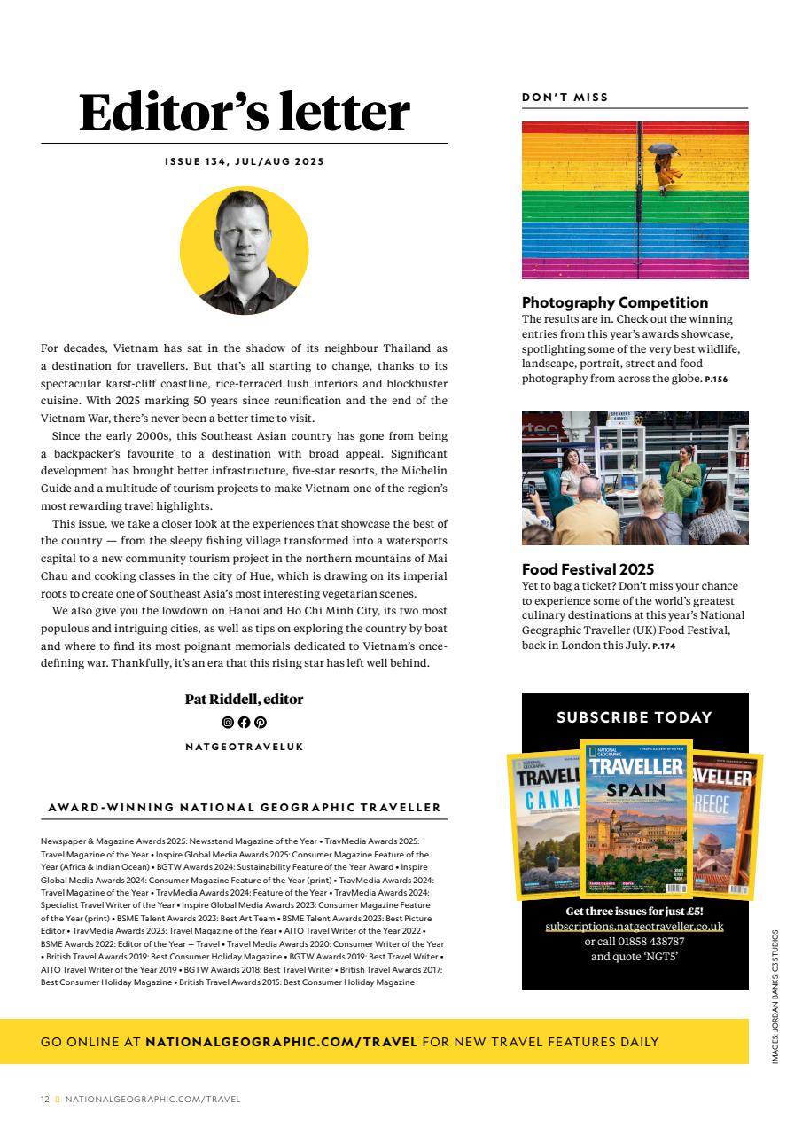 National Geographic Traveller UK Preview Pages