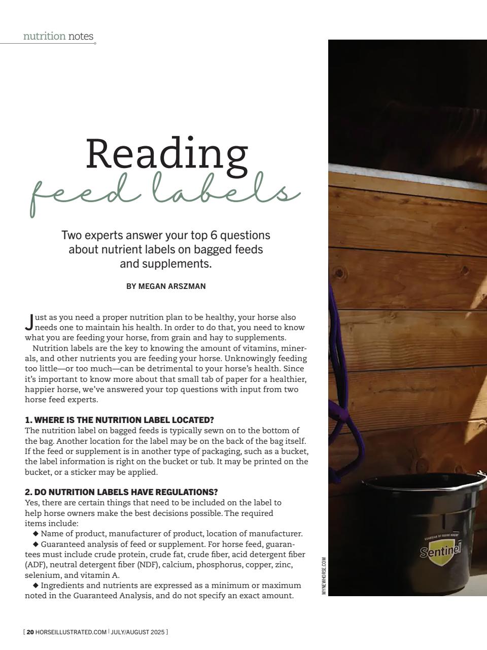 Horse Illustrated Magazine Preview Pages