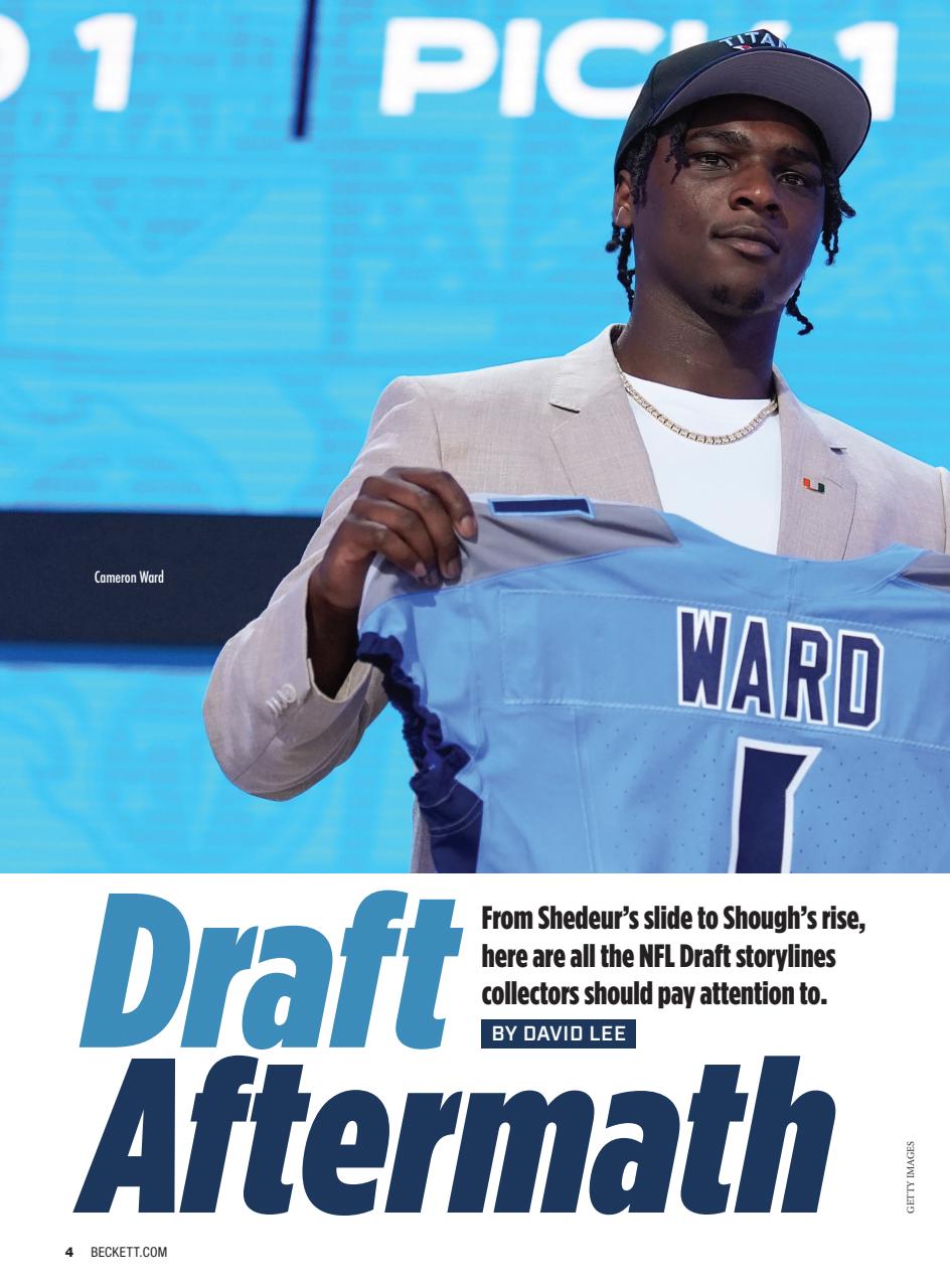 Beckett Football Magazine Preview Pages