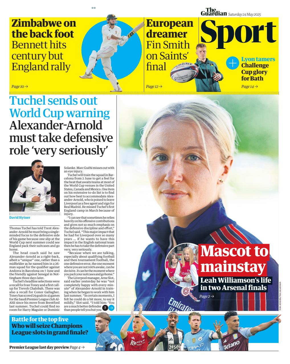 The Guardian Newspaper Preview Pages