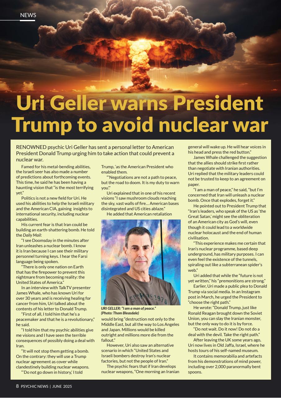 Psychic News Preview Pages