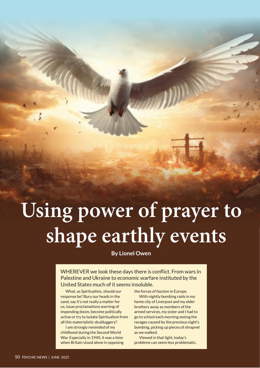 Psychic News Preview Pages