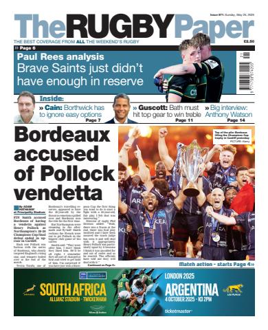 The Rugby Paper issue 25th May 2025