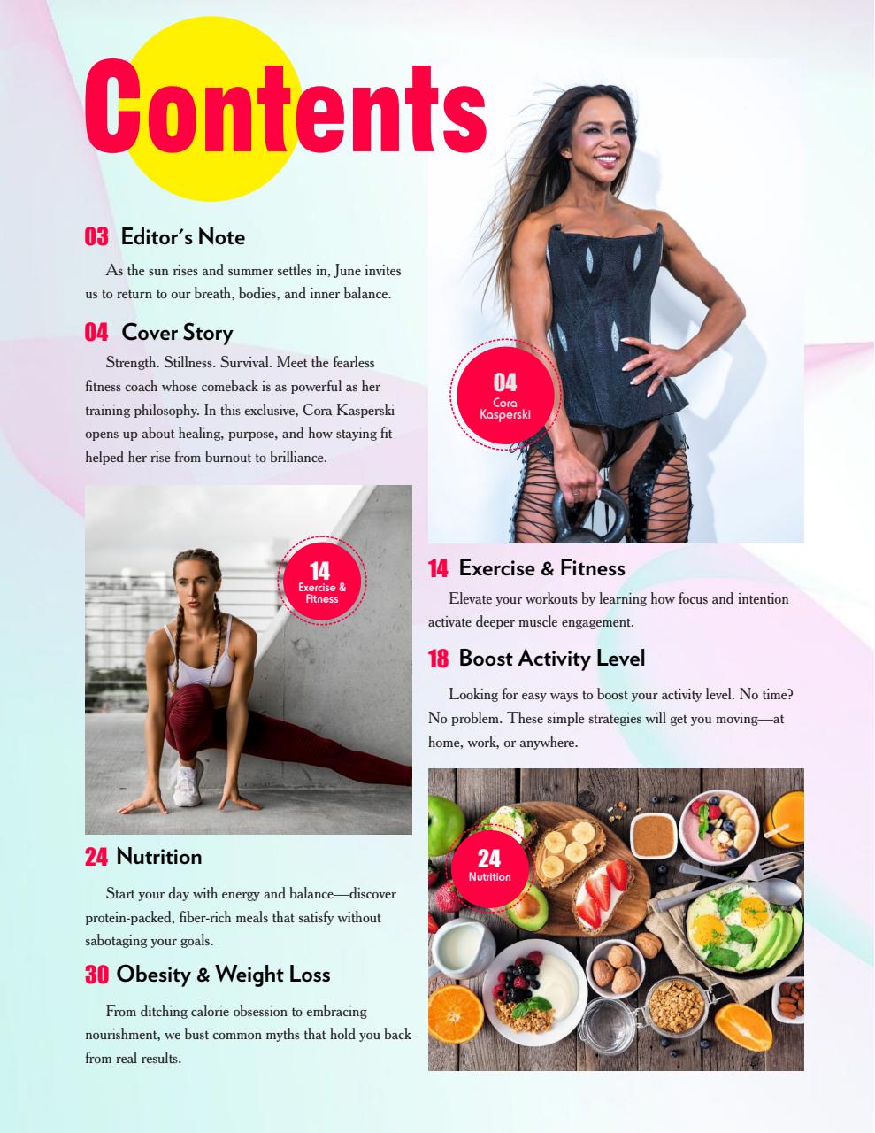 Women Fitness Preview Pages