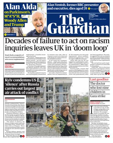 The Guardian Newspaper issue Monday, 26 May 2025