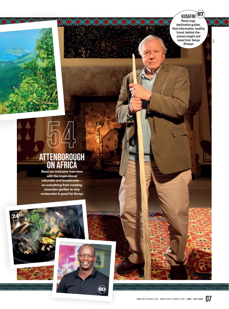 MSAFIRI – Kenya Airways Inflight Preview Pages