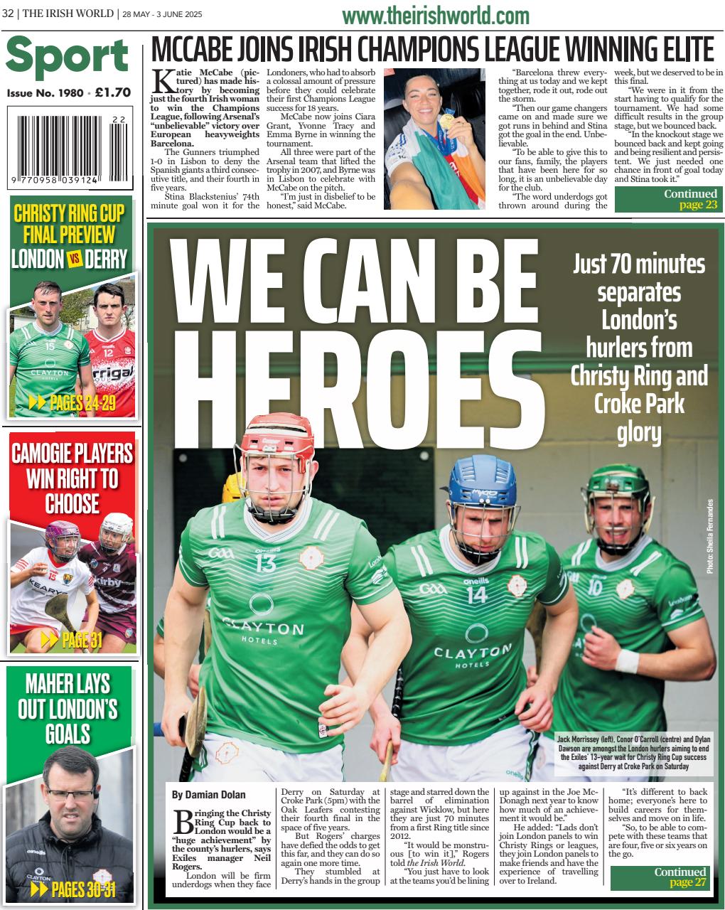 Irish World Preview Pages