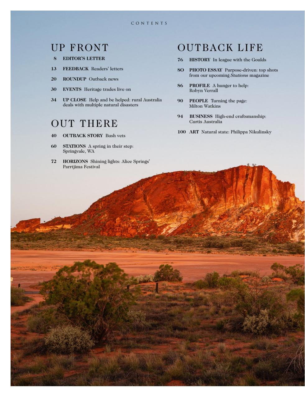 OUTBACK Magazine Preview Pages
