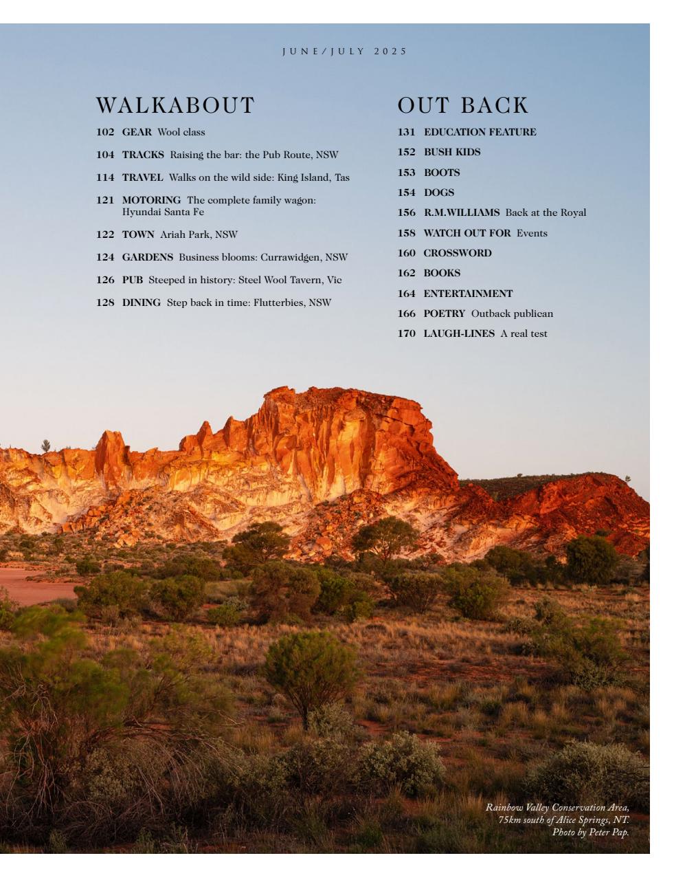 OUTBACK Magazine Preview Pages