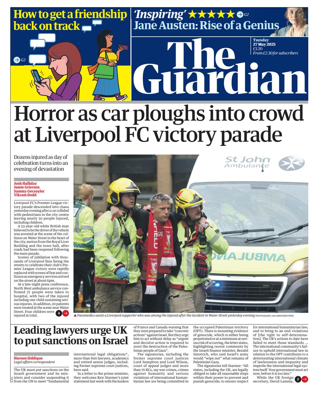 The Guardian Newspaper Preview Pages