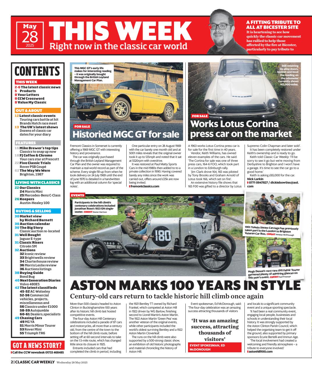 Classic Car Weekly Preview Pages