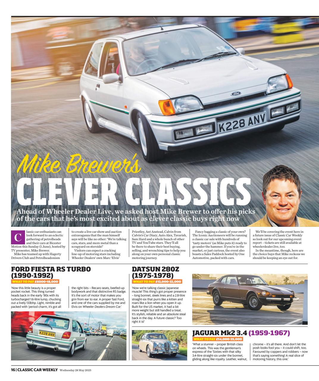 Classic Car Weekly Preview Pages