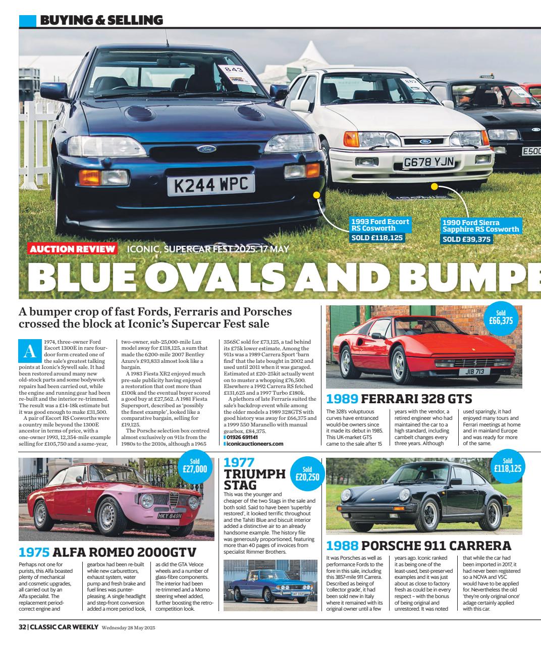 Classic Car Weekly Preview Pages
