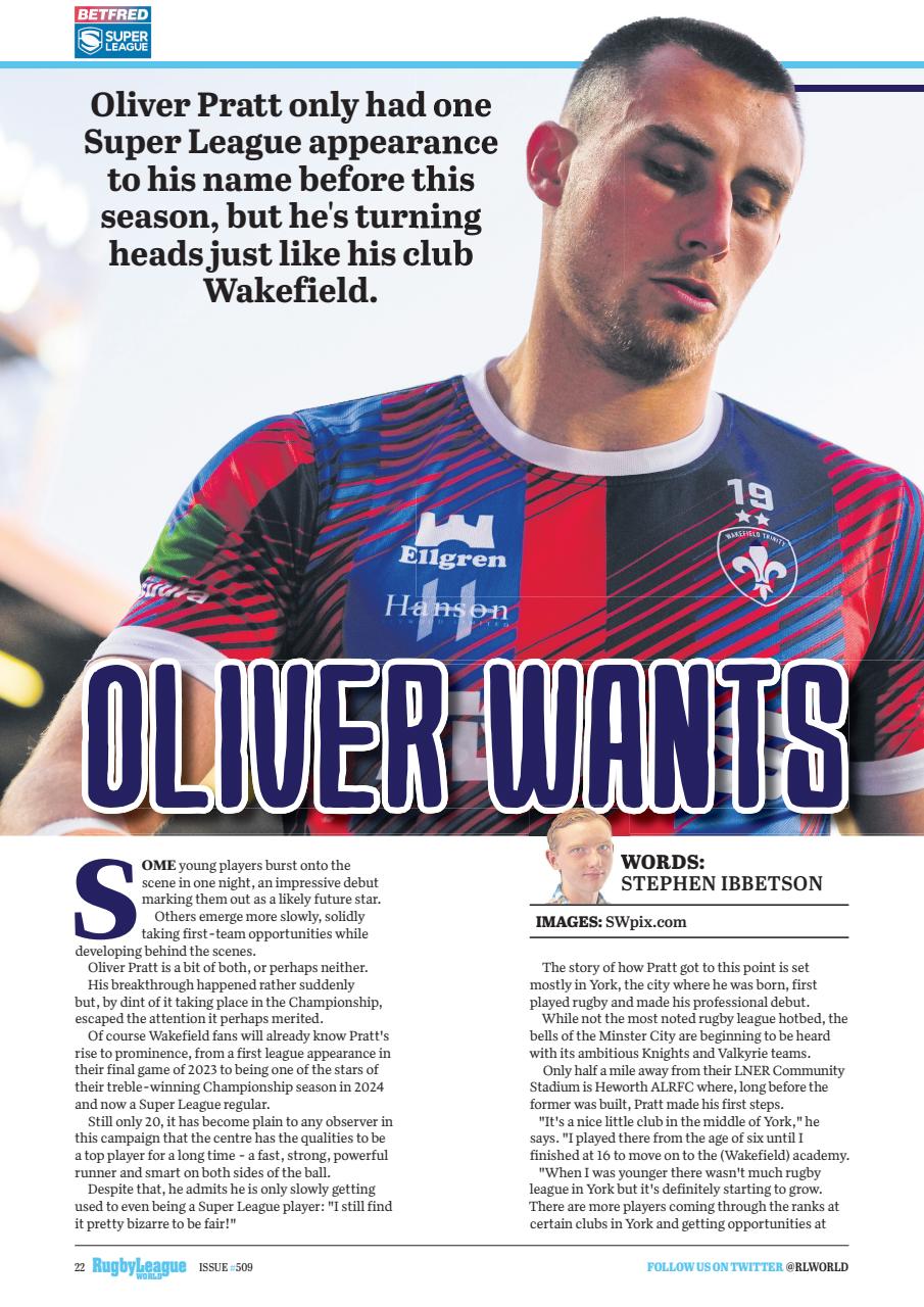 Rugby League World Preview Pages