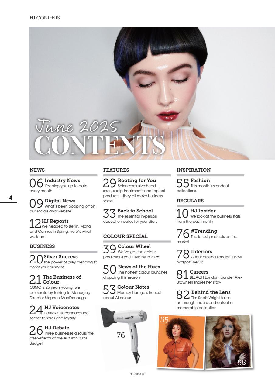 Hairdressers Journal Preview Pages