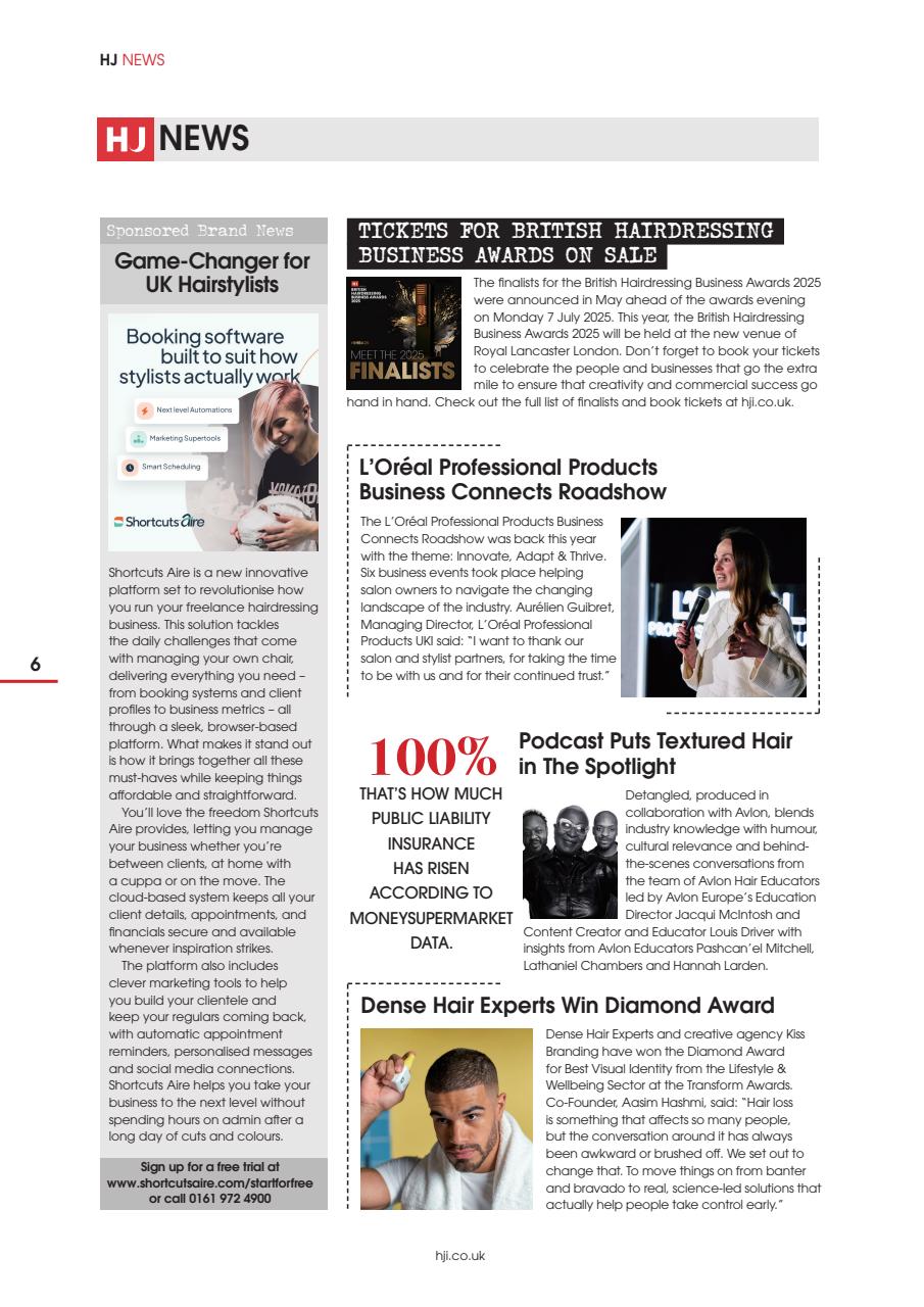 Hairdressers Journal Preview Pages